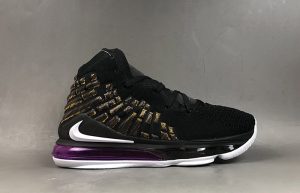 Nike LeBron 17 Black Purple BQ3177-004 05