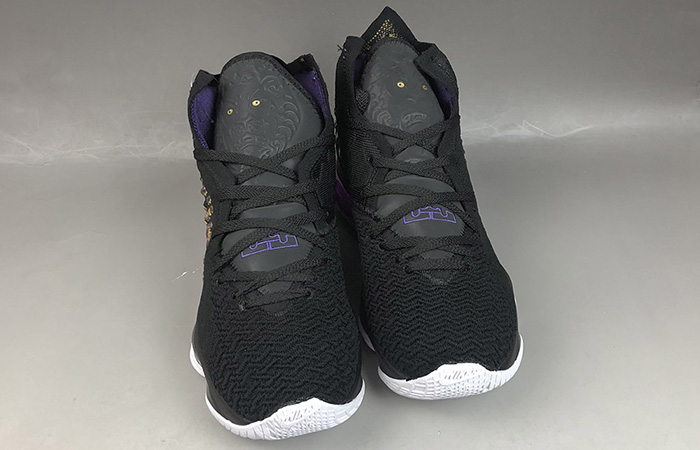 Nike LeBron 17 Black Purple BQ3177-004 06