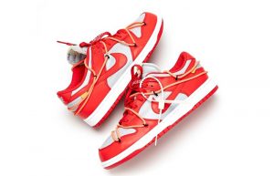 Off-White Nike Dunk Low Red Grey CT0856-600 03
