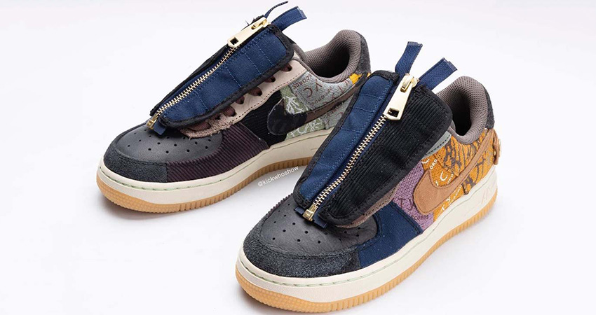Official Images Of Travis Scott Nike Air Force 1 Low ‘Cactus Jack’ 01