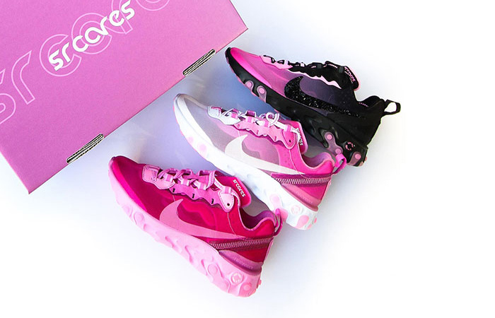 The Upcoming Nike React Element 87 Collection Spreading Breast Cancer Awareness
