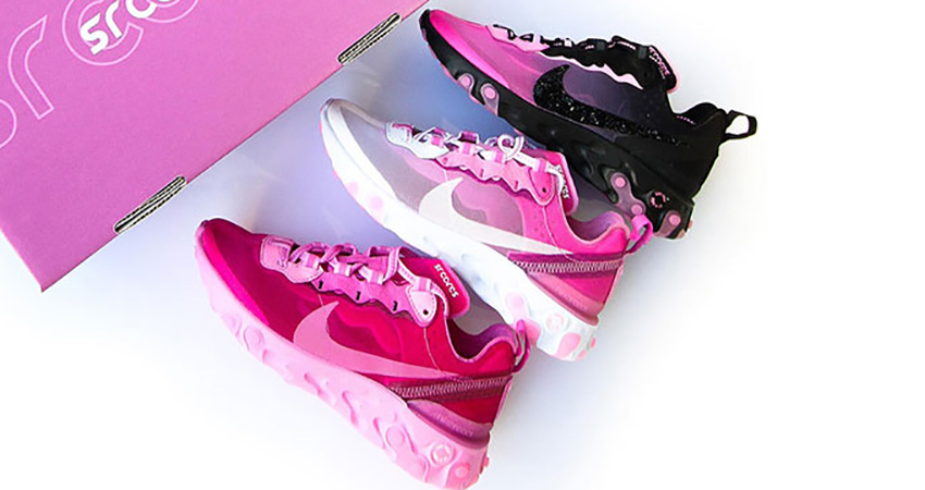 The Upcoming Nike React Element 87 Collection Spreading Breast Cancer Awareness featured image