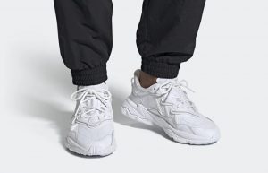 adidas Ozweego Clear White EE5704 on foot 01