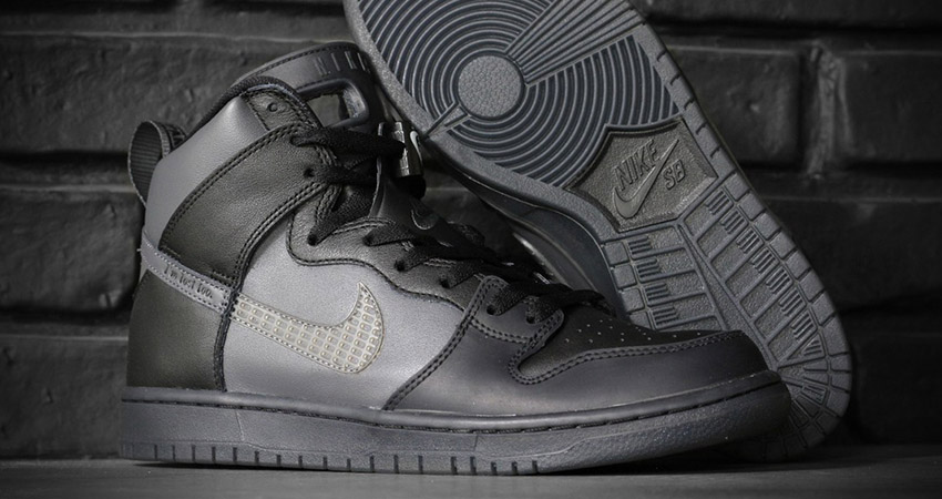Detailed Look At The FPAR Nike SB Dunk High Black - Fastsole