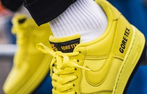 Gore-Tex Nike Air Force 1 Low Yellow CK2630-701 on foot 02