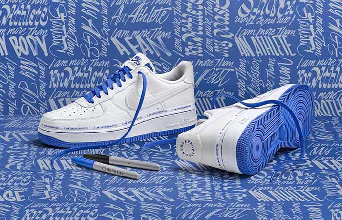 LeBron James Teamed Up With Nike For Uninterrupted Air Force 1 White Blue