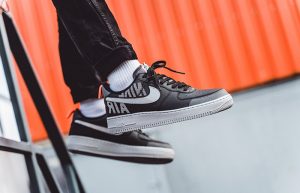 Nike Air Force 1 Low Under Construction Grey Black BQ4421-002 on foot 01