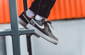 Nike Air Force 1 Low Under Construction Grey Black BQ4421-002 on foot 02