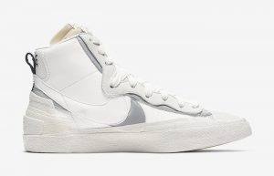 Sacai Nike Blazer Mid White Grey BV0072-100 06