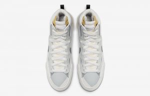 Sacai Nike Blazer Mid White Grey BV0072-100 07