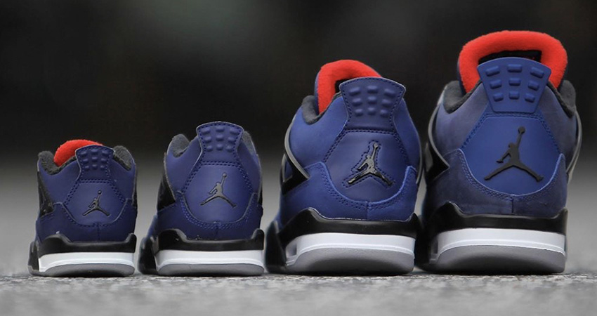 The Air Jordan 4 WNTR Navy Blue Coming With Full Family Sizing 02