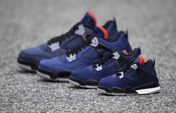 The Air Jordan 4 WNTR Navy Blue Coming With Full Family Sizing