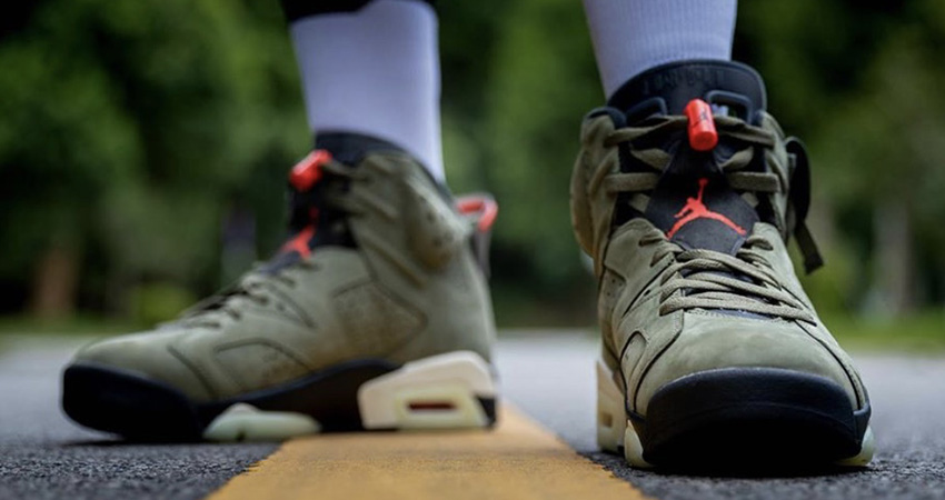 Travis Scott Air Jordan 6 Olive Has Become The Upcoming Hit!! 02