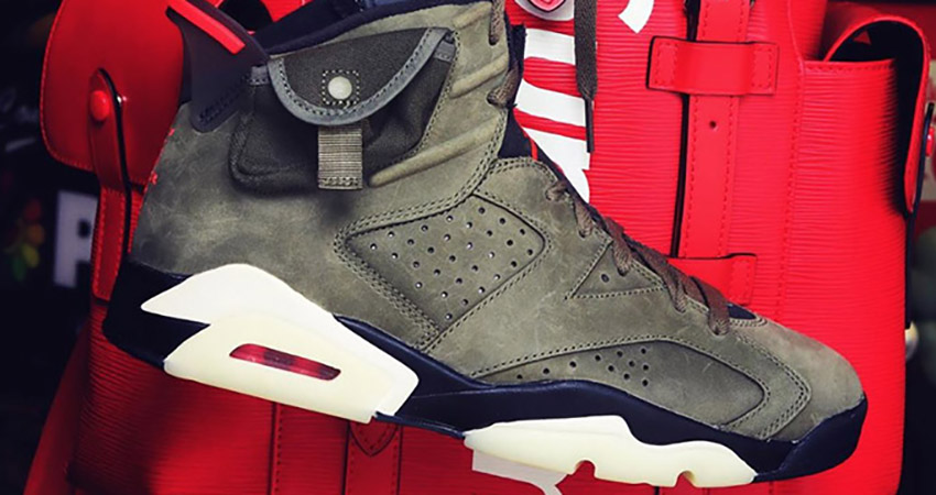 Travis Scott Air Jordan 6 Olive Has Become The Upcoming Hit!! 05