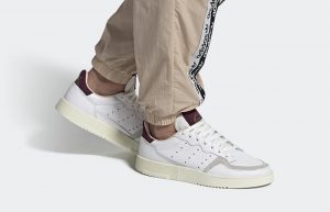 adidas Supercourt Home Of Classics Pure White EF9225 on foot 01