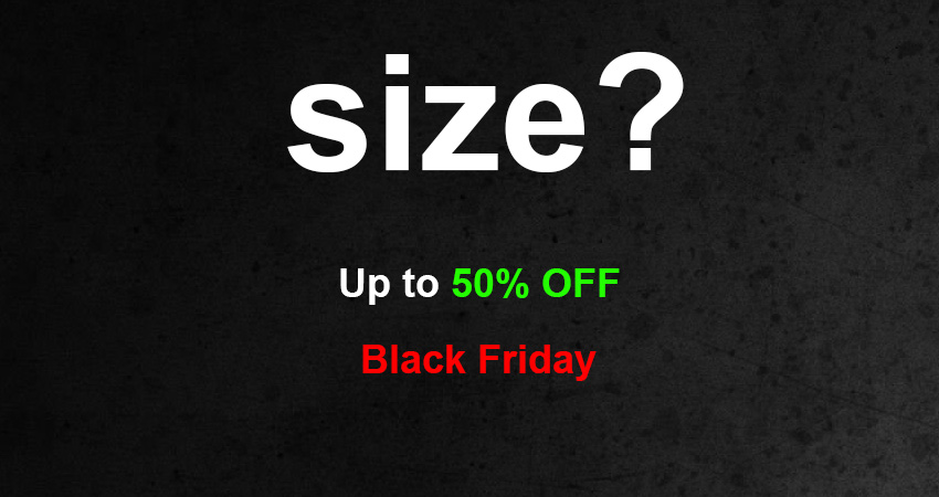 Enjoy BLACK FRIDAY By Getting Upto 50% Off At SizeUK