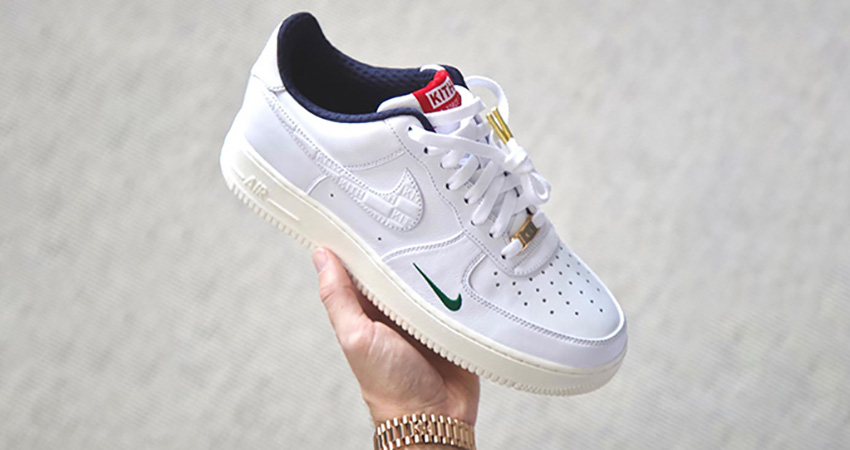 First Look At The KITH Nike Air Force 1 Low True White