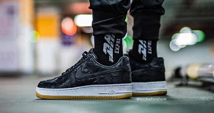 Fragment, CLOT And Nike Teamed Up For The Air Force 1 Black Silk 03