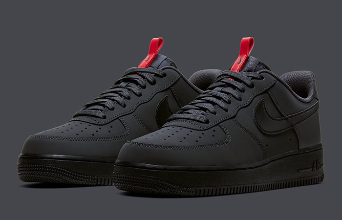 air force 1 07 black and grey
