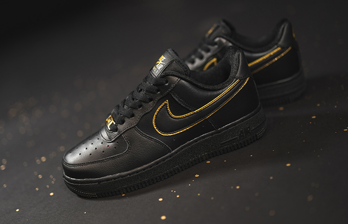 air force gold and black