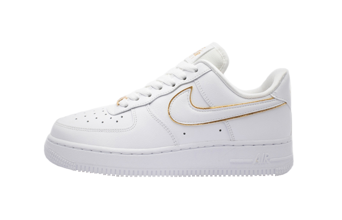 white and gold air force 1 cheap online