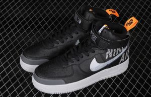 Nike Air Force 1 High Grey Black CQ0449-001 03