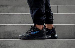 Nike Air Max 270 React Just Do It Black CT2203-001 on foot 02