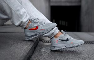 Nike Air Max 270 React Just Do It Grey CT2203-002 on foot 01
