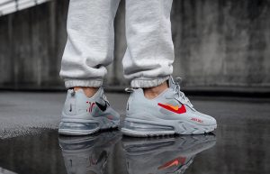 Nike Air Max 270 React Just Do It Grey CT2203-002 on foot 02
