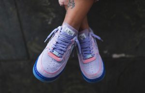 Nike Womens Air Force 1 07 LX Purple Agate CT7358-500 on foot 01