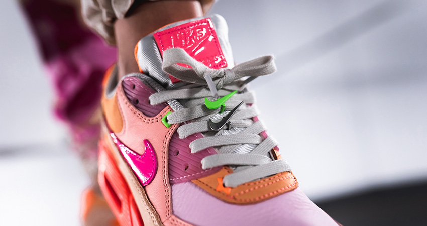 On Foot Look At The Upcoming Nike Womens Air Max 90 Pink Shade 02