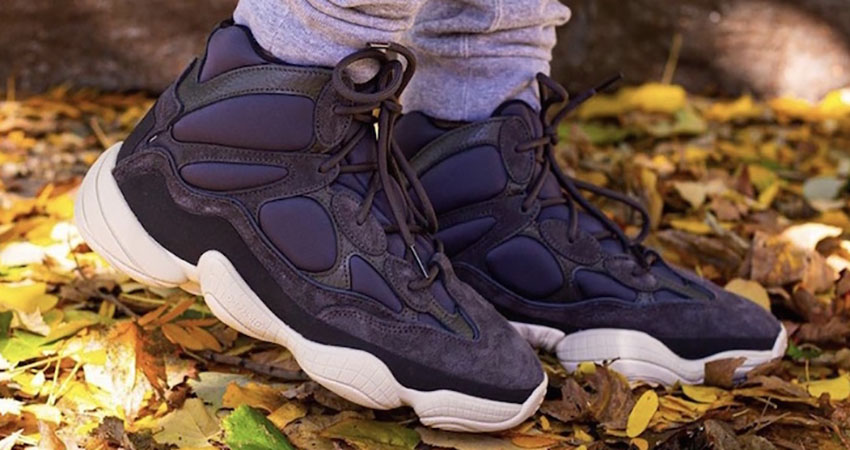 On Foot Look At The Upcoming adidas Yeezy 500 High Slate 01