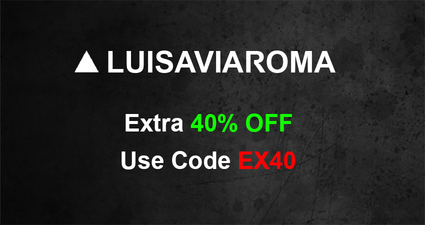 Use Code EX40 And Get Extra 40% Off At LUISAVIAROMA featured image