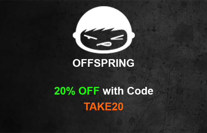 Use Code TAKE20 And Get 20% Off For BLACK FRIDAY At Offspring!!