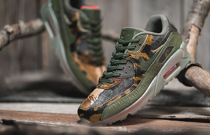 acción Picante Observar Your Best Look At The Nike Air Max 90 Camo Khaki - Fastsole