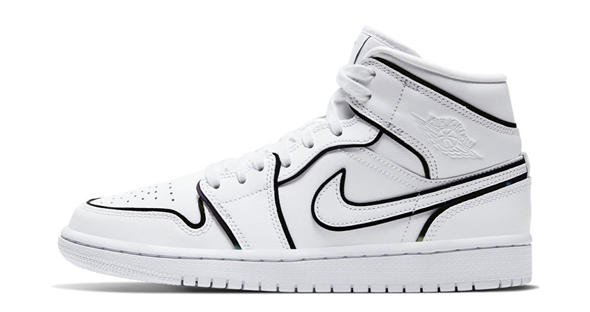 Air Jordan 1 Mid SE Pack Features With Reflective Border 01