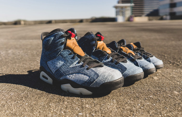 Air Jordan 6 Washed Denim Coming With Full Family Size