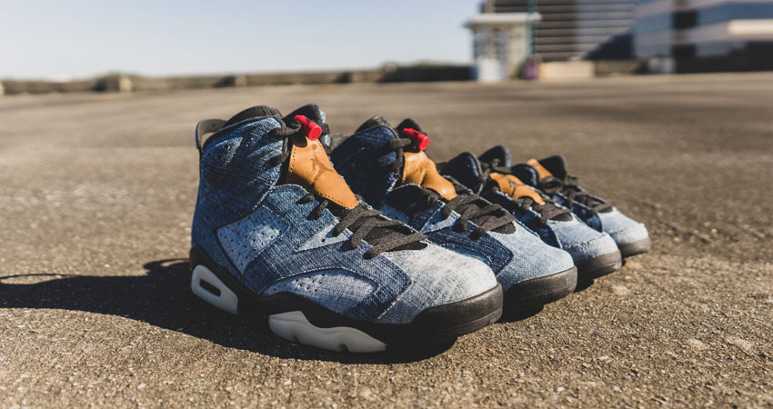 Air Jordan 6 Washed Denim Coming With Full Family Size