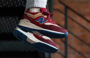 END. New Balance M997 Persian Rug Red M997END on foot 03
