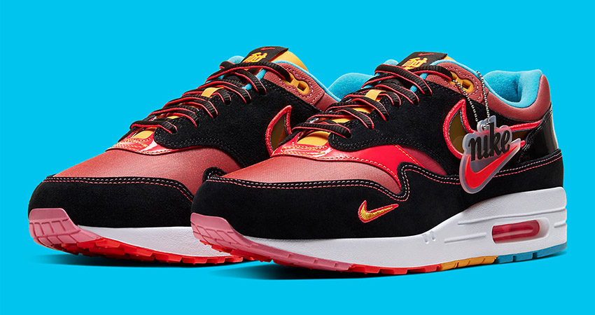 Have a First Look At Nike Air Max 1 Chinese New Year Black Fire 01