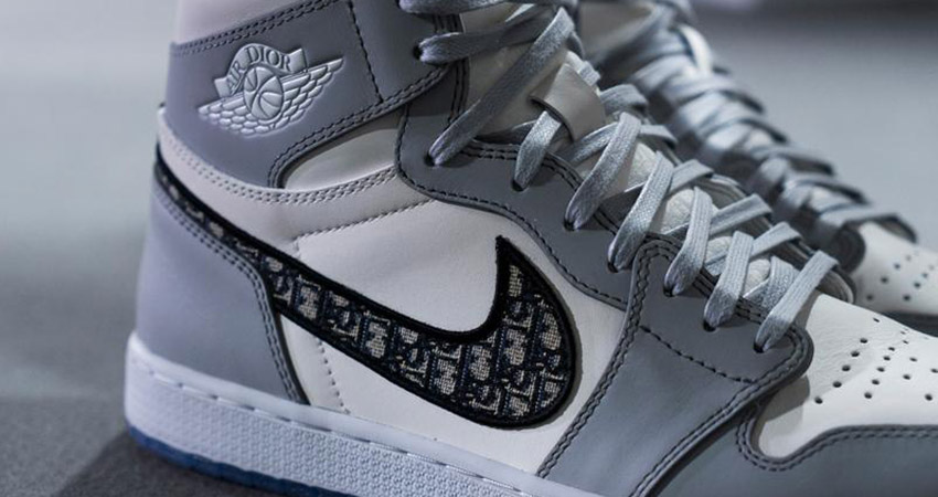Here Is The First Look At The Dior Air Jordan 1 High Grey White 01