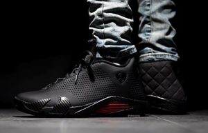 Nike Air Jordan 14 Retro Black BQ3685-001 on foot 01