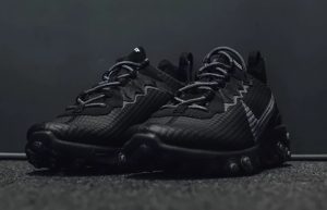 Nike React Element 55 Quilted Grids Black CI3835-002 06