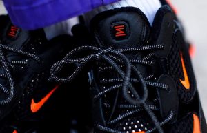 Nike Womens Shox TL NOVA Black Orange CK2085-001 on foot 02