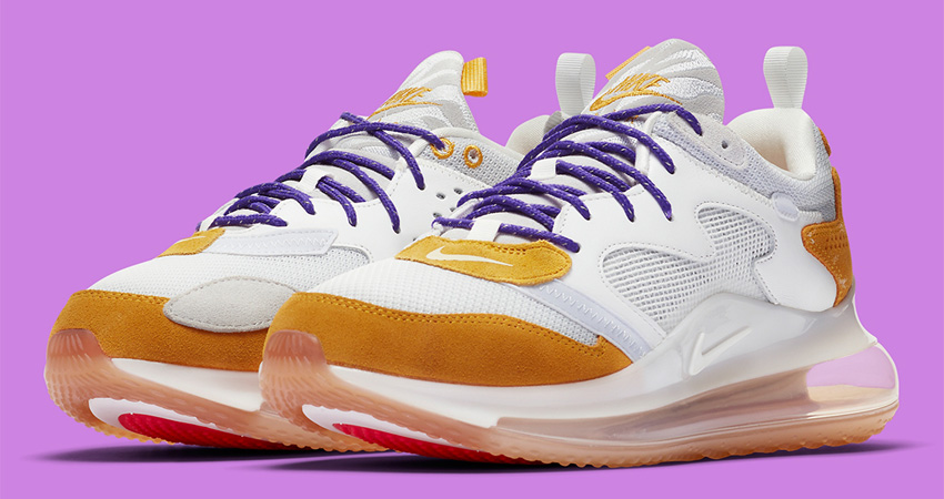 OBJ Nike Air Max 720 Gold White Releasing Soon With Playful Color Combination 03