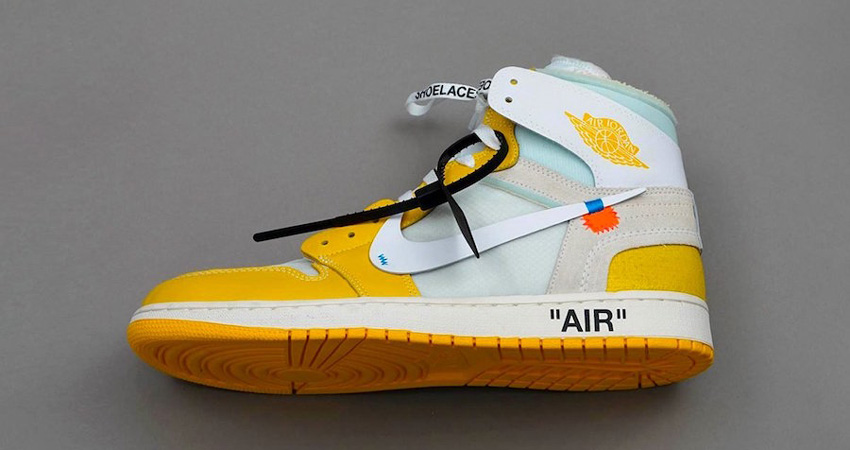 Off White Nike Air Jordan 1 Canary Yellow Will Release Soon Fastsole