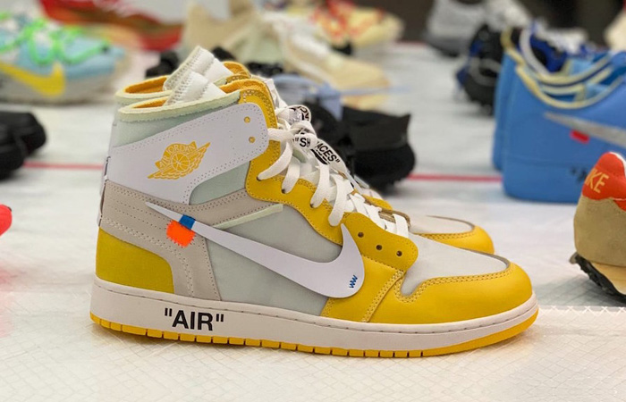Off White Nike Air Jordan 1 Canary Yellow Will Release Soon