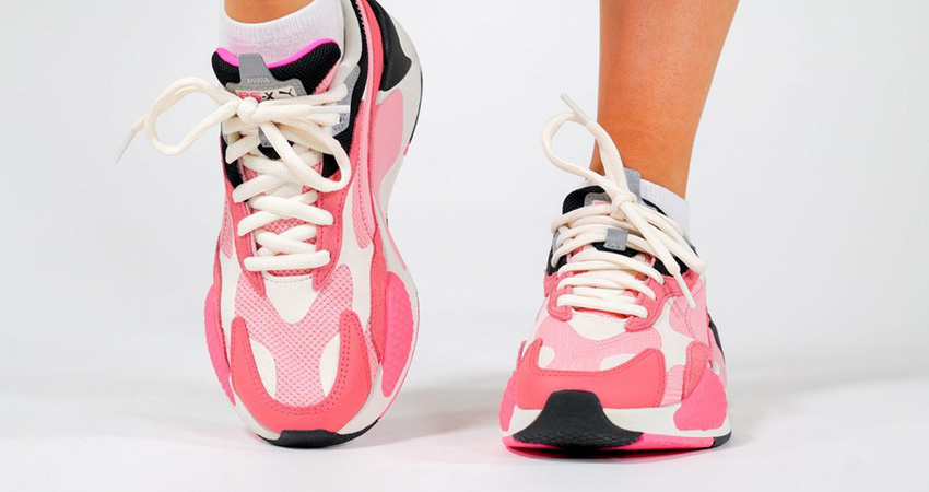 On Foot Look At The Pink PUMA RS-X 3 Puzzle 01