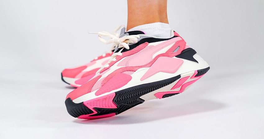On Foot Look At The Pink PUMA RS-X 3 Puzzle 02