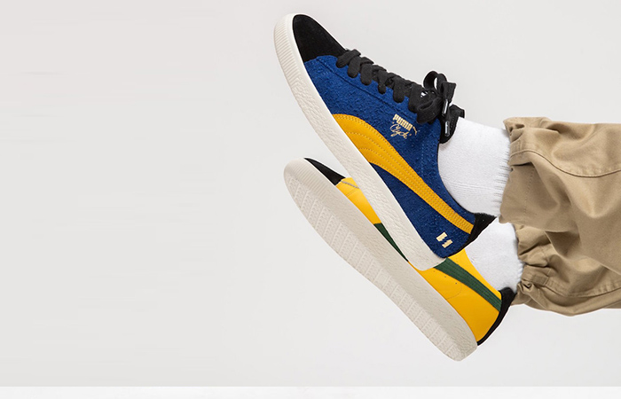 The Hundreds PUMA Clyde Decades 372944-01 on foot 02